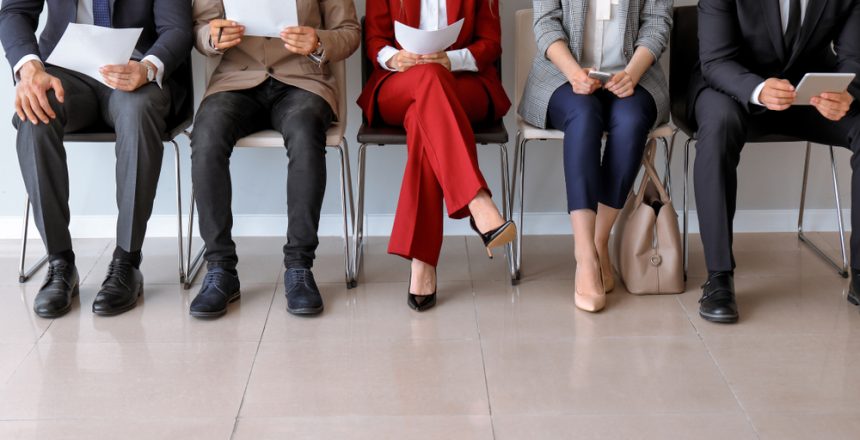 Young,People,Waiting,For,Job,Interview,Indoors