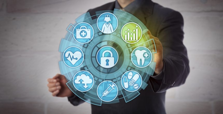 Faceless,Data,Analyst,Activating,An,Analytics,Icon,In,A,Health