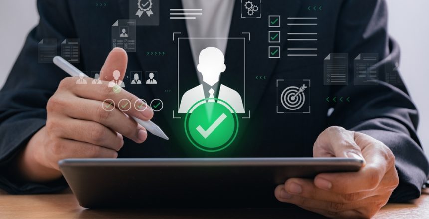 Digital,Recruitment,Process,With,Hr,Manager,Selecting,Candidate,Using,Tablet